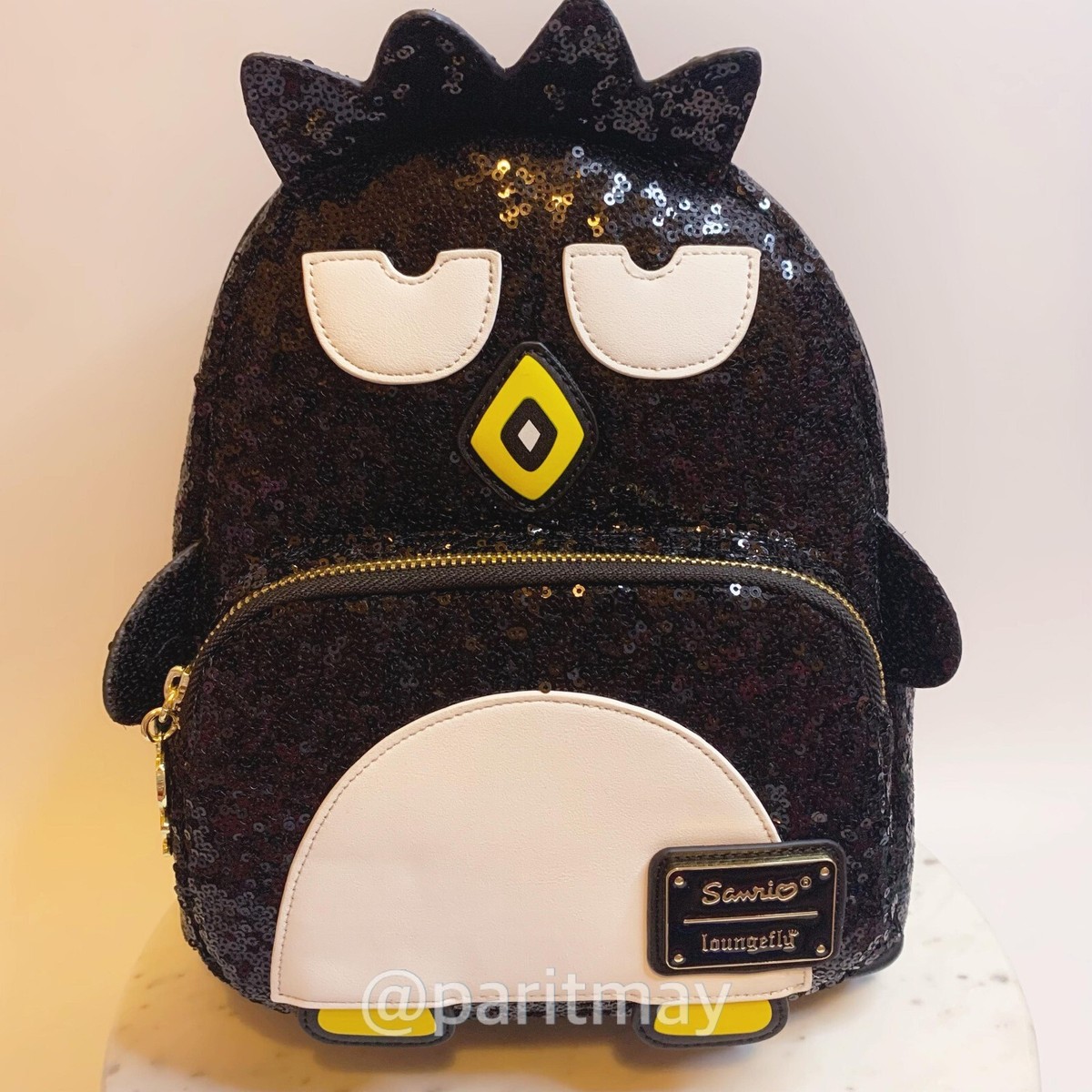 badtz maru mini backpack Loungefly Sanrio Sequins Badtz Maru Mini Backpack (BRAND NEW WITH TAG)