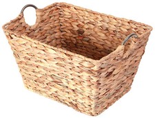 New Large Multipurpose Handwoven Water Hyacinth Wicker Basket