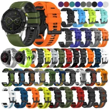 For Garmin Fenix E 8 7S 7X 6 6X Pro 5 5X 3HR Quick Fit Silicone Watch Band Strap
