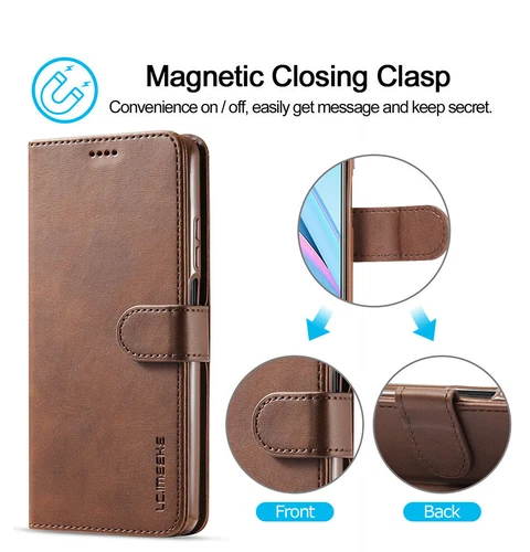 Leather Case For Xiaomi Redmi Note 14 13 Pro 12 Flip Card Wallet Magnetic Cover - Picture 4 of 23