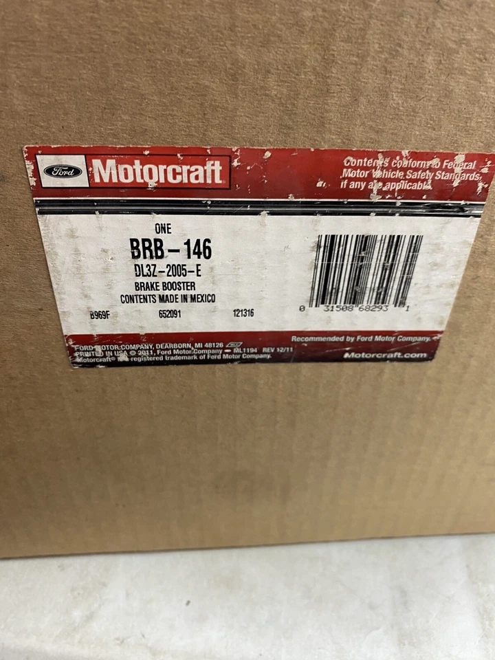 Genuino Motorcraft BRB-146 Ford OEM 2015-2017 Lincoln Navigator Brake Booster Foto 2 de 4