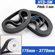 HTD5M 5mm Pitch 15mm Width Closed Loop Synchronous Timing Belt for Pulley CNC 3D