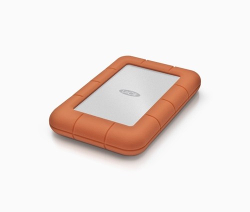 LaCie Rugged Mini 2TB USB-C External Hard Drive HDD ShockProof Rain Protect - 第 1/12 張圖片