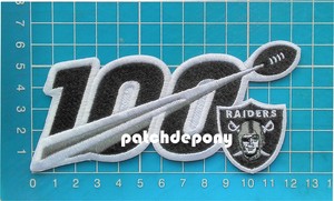 oakland raiders 60 year patch