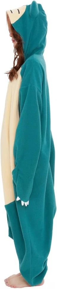 Sazac флисовый костюм Pokemon Snorlax бесплатный размер Kigurumi косплей Японии новый - Изображение 2 из 4