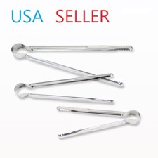 Korean BBQ Stainless Steel Tongs Light Weight...