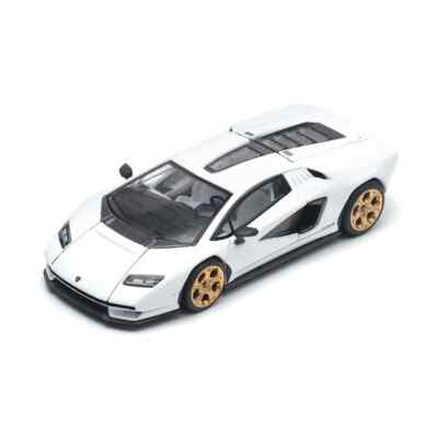 Pop Race 1:64 Lamborghini Countach LPI 800-4 White Diecast Model