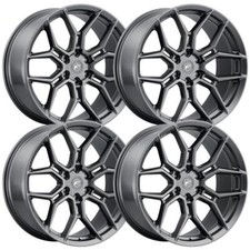 Set-4 Forgestar X12 22x10 6x135 Satin Anthracite 30mm Wheels Rims 22 Inch