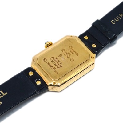 Chanel Premiere Quartz Watch Black 18KYG 173337 Chanel Premiere Quartz Watch Black 18KYG 173337 | eBay main image 2