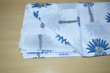 Hand Block Palm Tree 100 Cotton 15 Yard Fabric NO TARRIF CHARGES 100  ZK 271