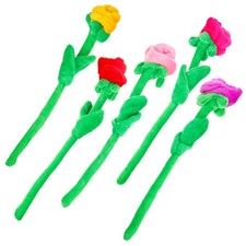  5 Pcs Decorative Artificial Flowers Kids Fake Valentine's Day Creative Roses
