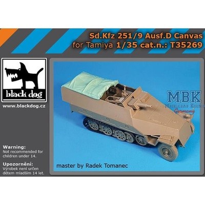 BLACK DOG BDT35269 Sd.Kfz 251/9 Ausf. D Canvas