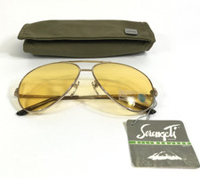 Vintage Serengeti Sunglasses 5123M Kilimanjaro Mens Aviator Yellow Photochromic
