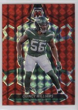 2024 Panini Mosaic Red Mosaic Prizm Quincy Williams #174 6q5