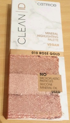 Catrice Clean ID Mineral Highlighting Palette Farbe 010 ROSE GOLD Vegan