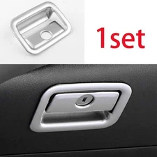 Cover Trim Matte Silver Co-Pilot Storage Box Handle 2018-2023 For Toyota Camry