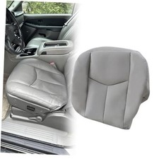 Front Driver Bottom Replacement Seat Cover 922 Microfiber Leather Pewter Gray