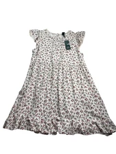 Wild Fable Flutter Short Sleeve Trapeze Mini Dress Size M Fairy Cottagecore New