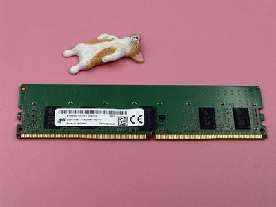 Micron 8GB 1Rx8 DDR4-2666 PC4-21300 ECC RDIMM Server Memory MTA9ASF1G72PZ-2G6D