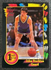1991-92 Wild Card John Stockton #84 Bulldogs