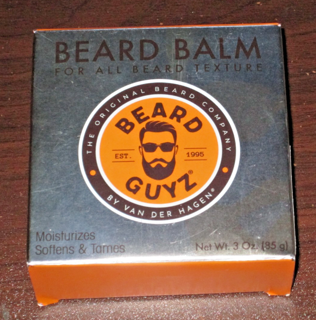 Beard Guyz Natural Beard Balm for Moisturizing Softening & Taming 3 Oz