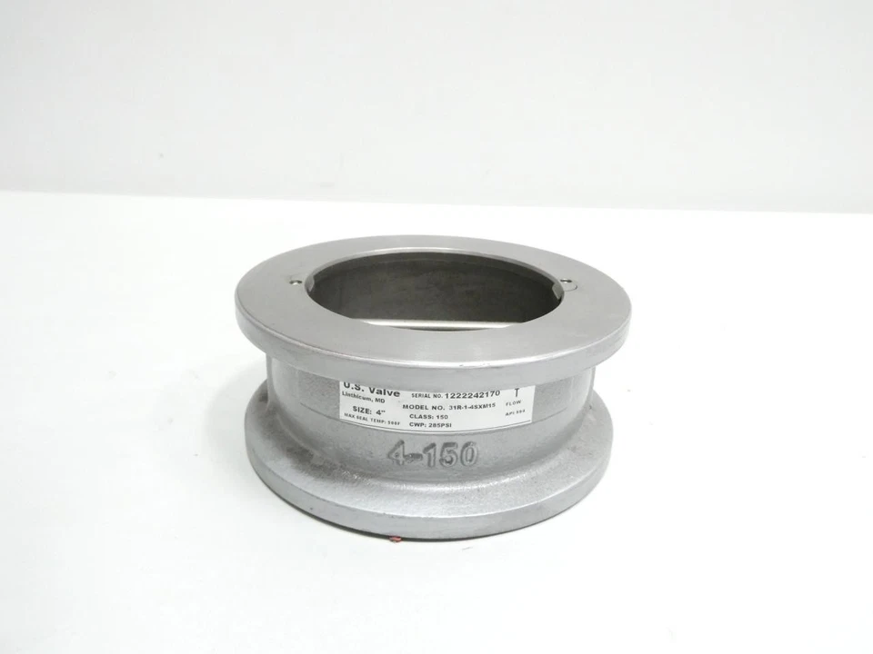 Us Valve 31R-1-4SXM150 Wafer Check Valve 4in 150 - Image 2 of 4