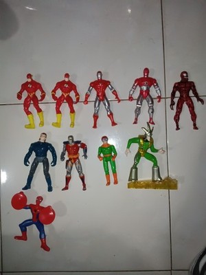 Vintage 90s 00s Marvel Lot Of 10 LOOSE Figures Toy Biz