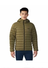 NEW Men's Mountain Hardware Deloro Down Hoody Jacket - LARGE - Green