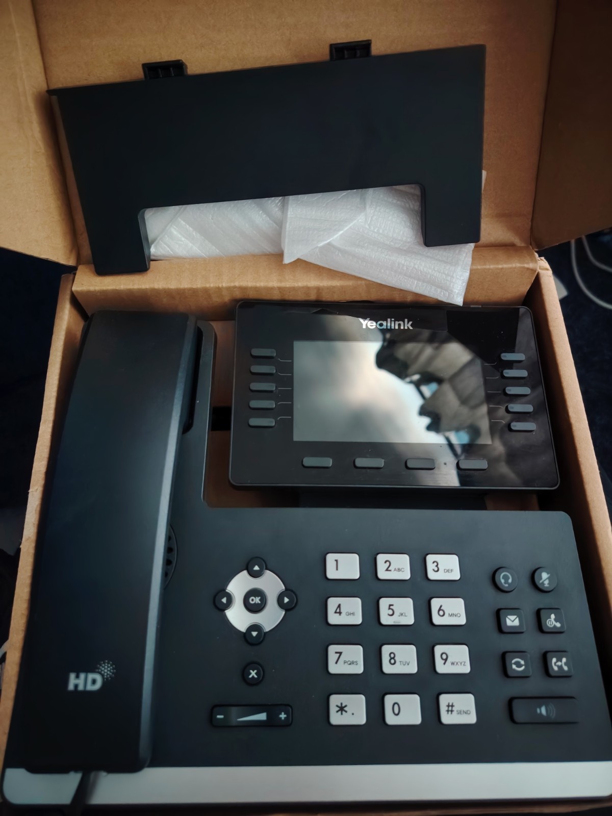 Yealink SIP-T54W Prime Business Phone - Black, No Extra Cables Or AC