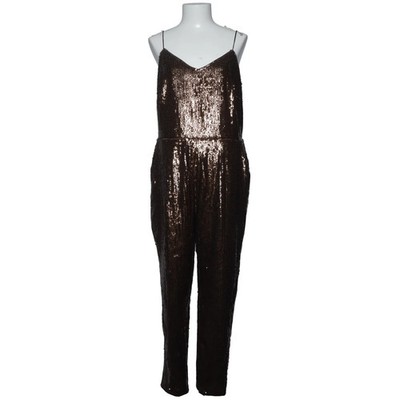 Next Petite, Jumpsuit, Größe: 44, model: petite, Gold/Schwarz, Polyester #lbO