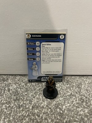 Star Wars Miniaturen Zuckuss mit Karte, Fringe Faction