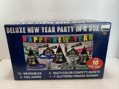 #ad Walmart#x27;s Happy New Years Deluxe Kit: Party In A Box 10 People $14.99