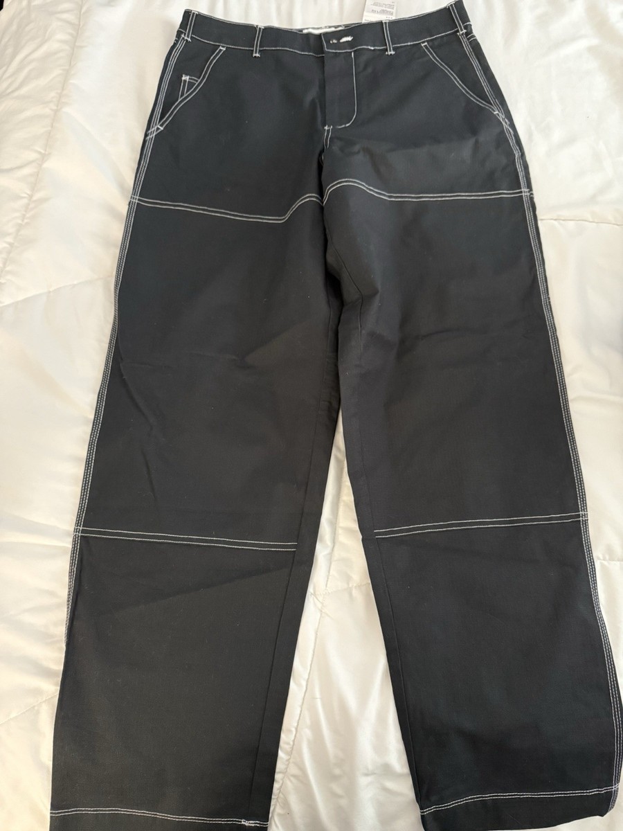 Nike SB Double Knee Ripstop Pants Men's 32 Black Carpenter