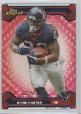 2013 Topps Finest Pink Refractor 5/10 Arian Foster #68 4b4
