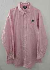 Cutter & Buck Mens Long Sleeve Shirt Size 1XB Atlanta Falcons NFL Football Logo
