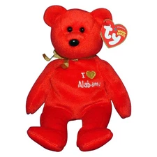 Ty Beanie Baby Alabama - MWMT, I love