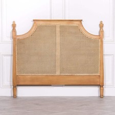 Stylish French Country Design Rattan Headboard 5ft King Size Quality