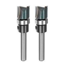 2pcs Pattern Flush Trim Router Bit 1/4 Shank 15/32 Cutting Length 1/2 Cutting