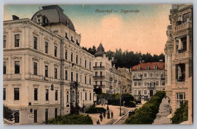 Postcard - Marienbad Jagerstrabe