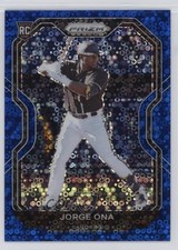 2021 Panini Prizm Tier III Blue Donut Circle Prizm 156/199 Jorge Ona #209 1pf0