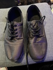 Size 5.5 Copper And Black Lace Up Trainers By Graceland Used Condition