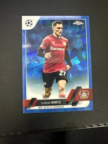 Florian Wirtz 2022-23 Topps Chrome UCC Sapphire Edition #27