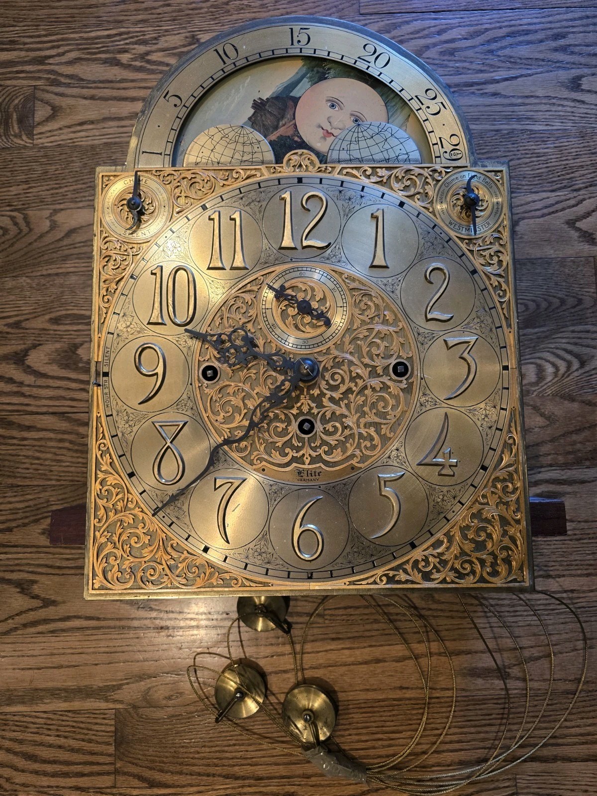 Longcase Clock Herschede Tube Grandfather Clock Movement Elite