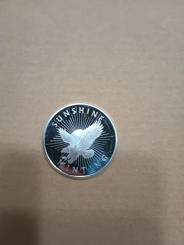 Sunshine Silver Eagle Round .999 Fine Silver 1 Troy oz. Sunshine Mint