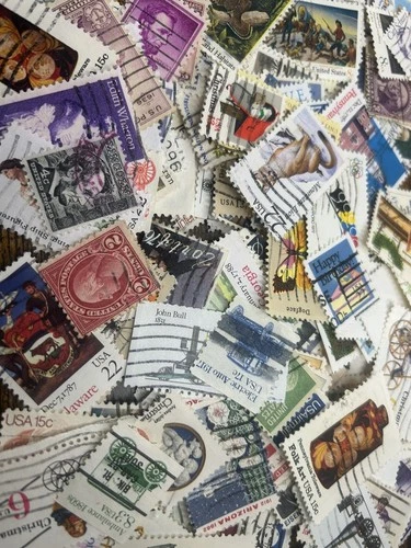 OLD COLLECTION US STAMP LOT  VINTAGE USED AND UNUSED 280 Stamps