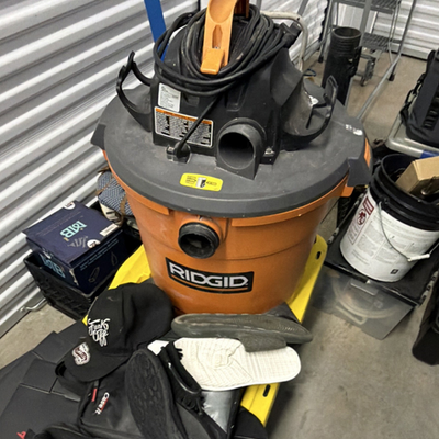 #ad RIDGID Wet Dry Bagless Canister Vacuum Cleaner Corded Blower Orange Black Wand $59.95