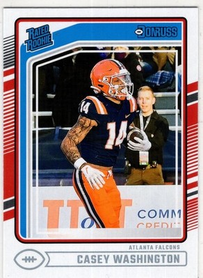 2024 Panini Donruss Football Casey Washington No. 392 Atlanta Falcons