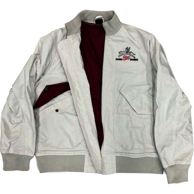 Fuel Racing Division Motorcycle Motorbike Textile Jacket White