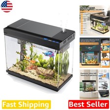 2.4 Gal Fish Tank: Smart Humidifier, 3-in-1 Pump, Glass