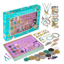 NEW Squishmallows Jewelry Design Set Charms Beads Jewelry Storage Case Craft NIB